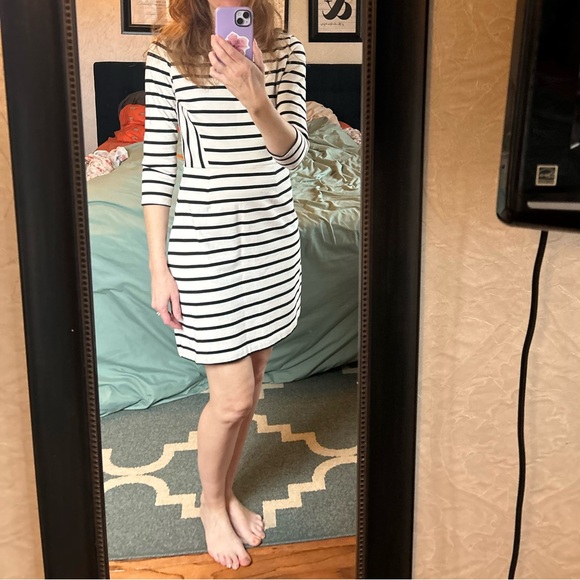 Heavy Knit Cream and Black Dress from Gap - Picture 2 of 7